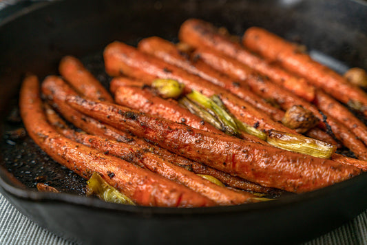 Cast Iron Roasted Carrots