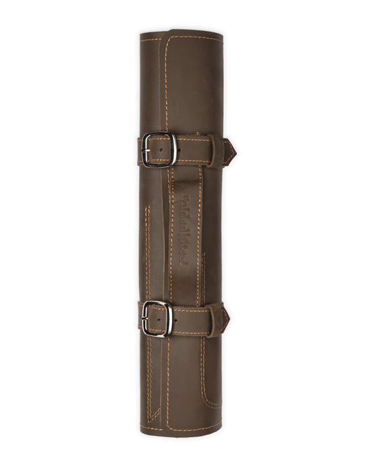 Fitted Leather Travel Roll