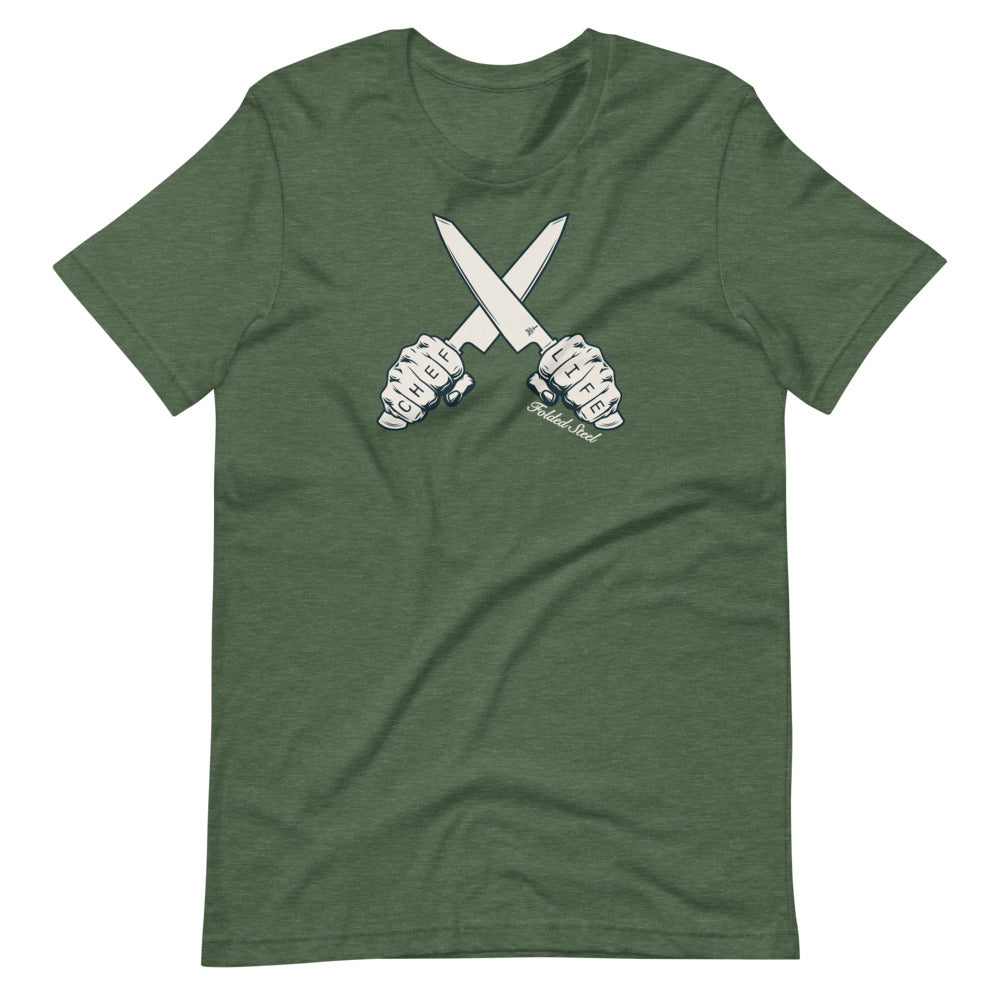 Chef Life Tattoo Tee - Folded Steel