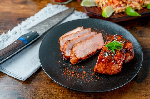 Korean Style Spicy Boneless Pork Chops