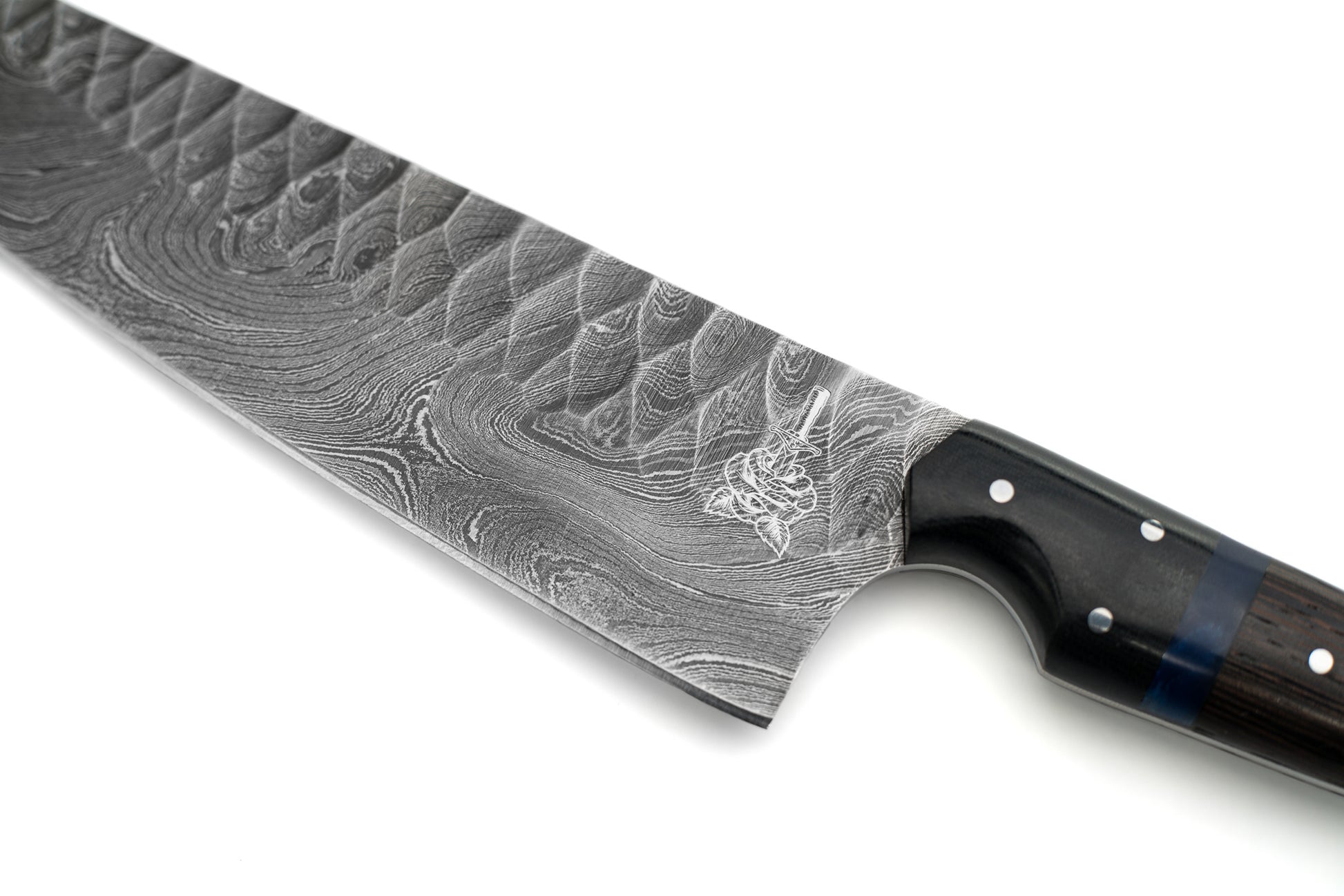 Damascus steel 3 Pc kitchen knives set - New year sale