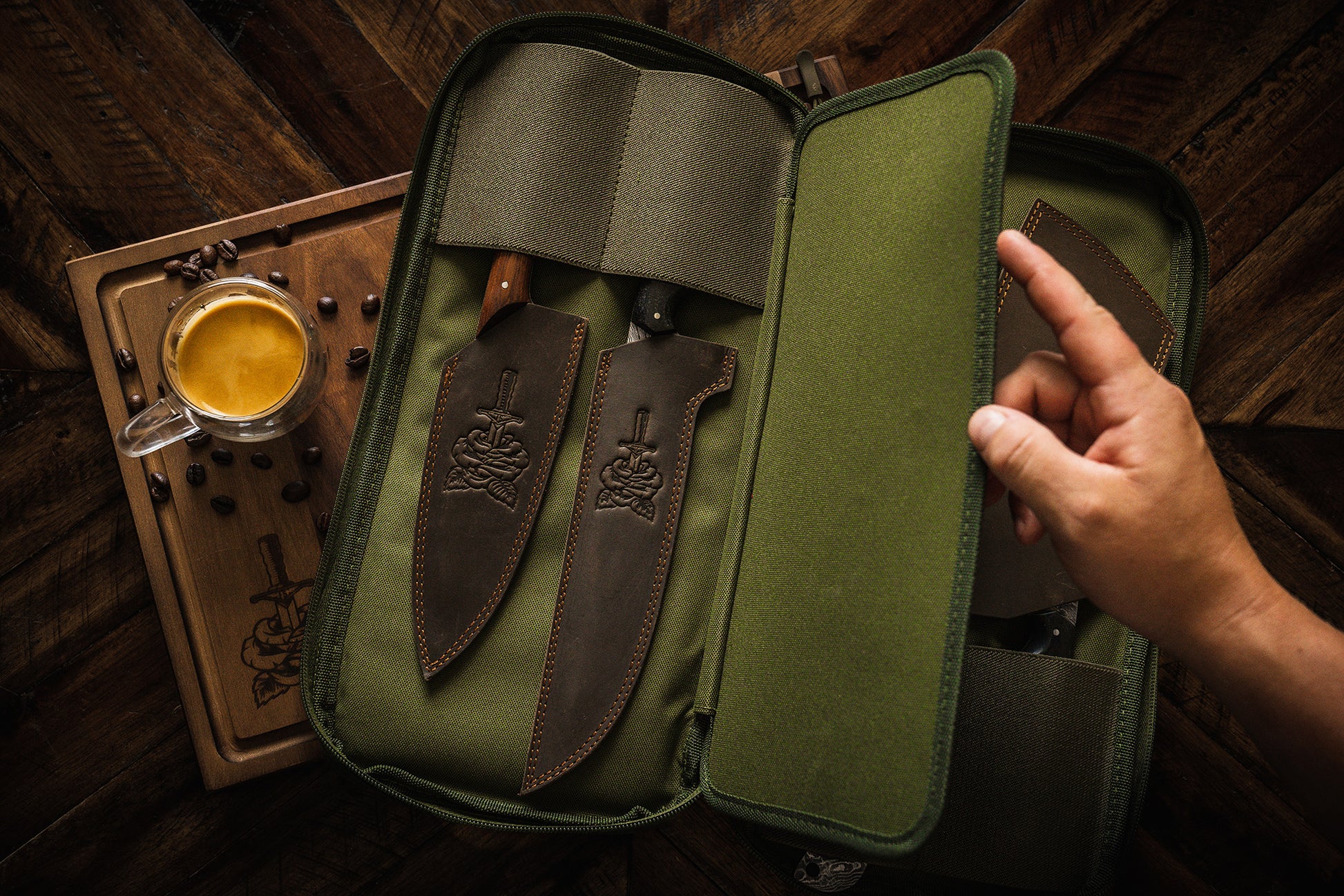 10 Slot Knife Roll Bag - Shop Our Knife Bags